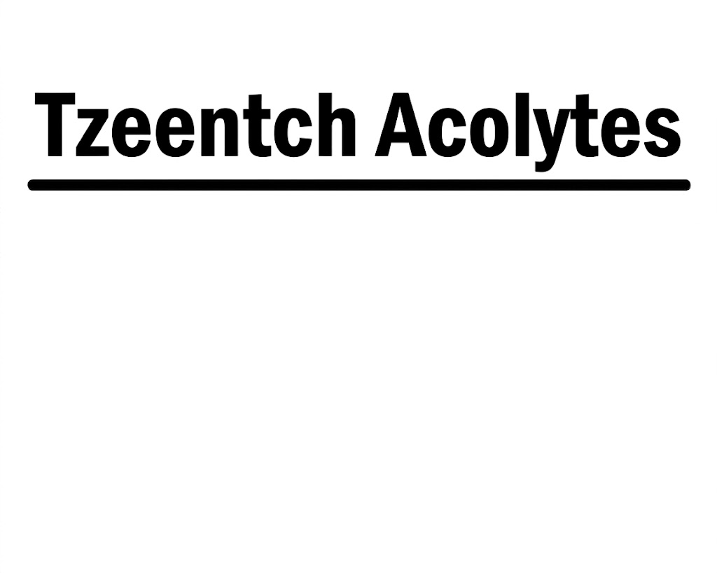 Tzeench Acolytes Tzeench Acolytes