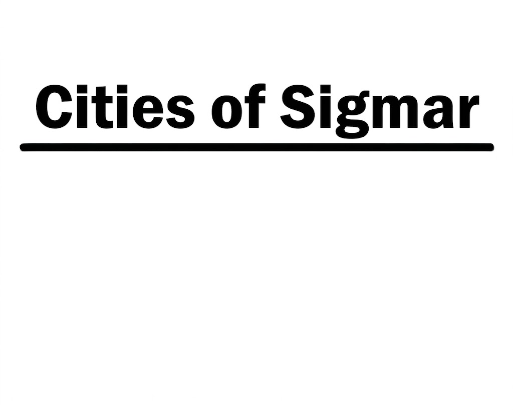 Cities of Sigmar Cities of Sigmar