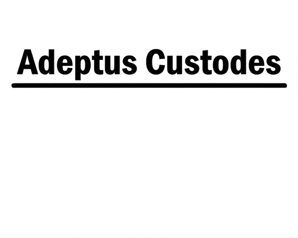 Adeptus Custodes Adeptus Custodes