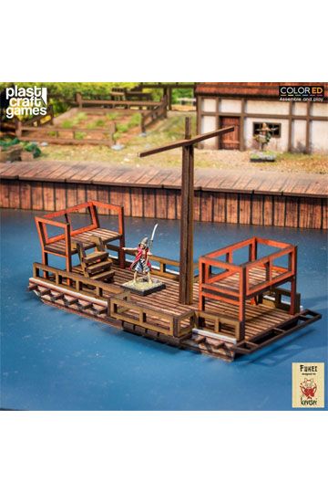 Kensei ColorED Miniature Gaming Model Kit 28 mm Oshiokuri-bune