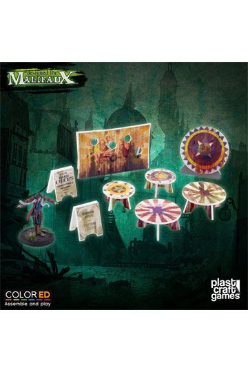 Malifaux ColorED Miniature Gaming Model Kit 32 mm Circus Prop Set