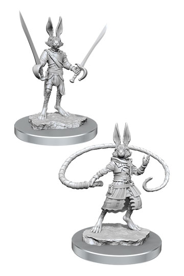 D&D Nolzur's Marvelous Miniatures Unpainted Miniatures Harengon Rogues