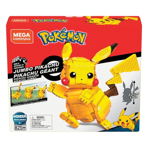 Pokémon Mega Construx Palikkasetti Jumbo Pikachu 33 cm