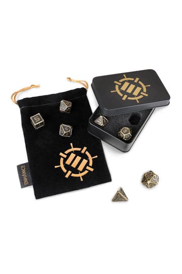 Enhance Metallinen noppasetti (7)