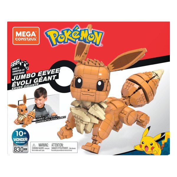 Pokémon Mega Construx Palikkasetti Jumbo Eevee 29 cm