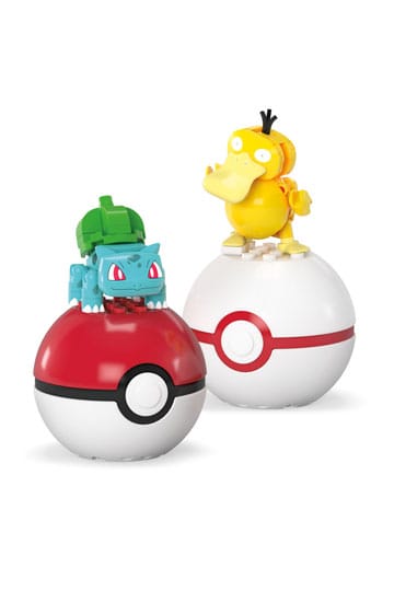 Pokémon MEGA Palikkasetti Poké Ball Collection: Bulbasaur & Psyduck