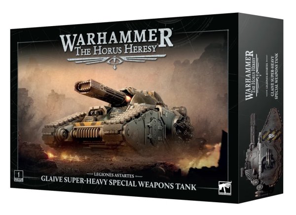 Legiones astartes Glaive super-heavy special weapons tank