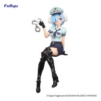 Re:Zero Starting Life in Another World Noodle Stopper PVC Statue Rem Police Officer Cap with Dog Ears