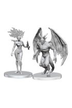 Pathfinder Deep Cuts Unpainted Miniatures Gargoyle & Shae