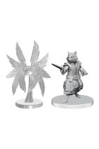 Pathfinder Deep Cuts Unpainted Miniatures Procyal (Raccoon Agathion) & Zoaem (Ring Archon)