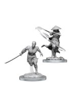 Magic the Gathering Unpainted Miniatures Kaito Shizuki & The Wanderer