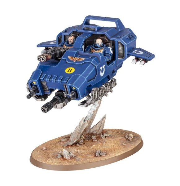 Space marines land speeder