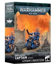 Space marines captain on bike