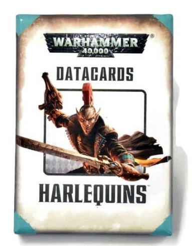 Warhammer 40K Harlequins Datacards