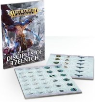Warhammer Age of sigmar warscrolls cards Disciples of Tzeentch
