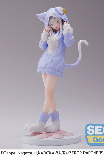 Re:Zero - Starting Life in Another World Luminasta PVC statue Emilia Mofumofu Pack 21 cm
