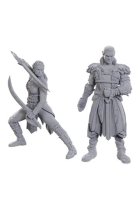 D&D Nolzur's Marvelous Miniatures Unpainted Miniature Jaheira & Halsin