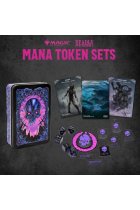Magic the Gathering Dice and Token Pack Black Mana-Tokenisetti