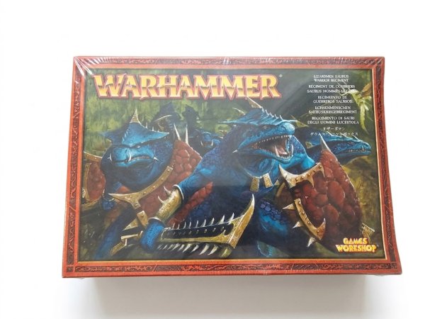 Lizardmen Saurus Warrior Regiment
