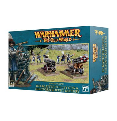 Empire of Man Helblaster Volley Gun and Helstorm Rocket Battery